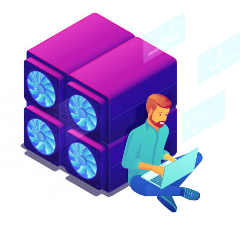 AI Server Illustration